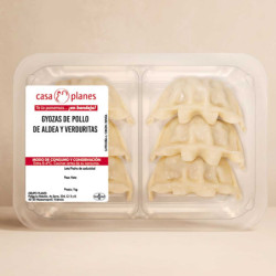 Gyozas de pollo y verduras