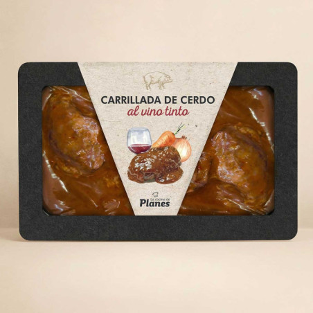 Carrilladas al vino