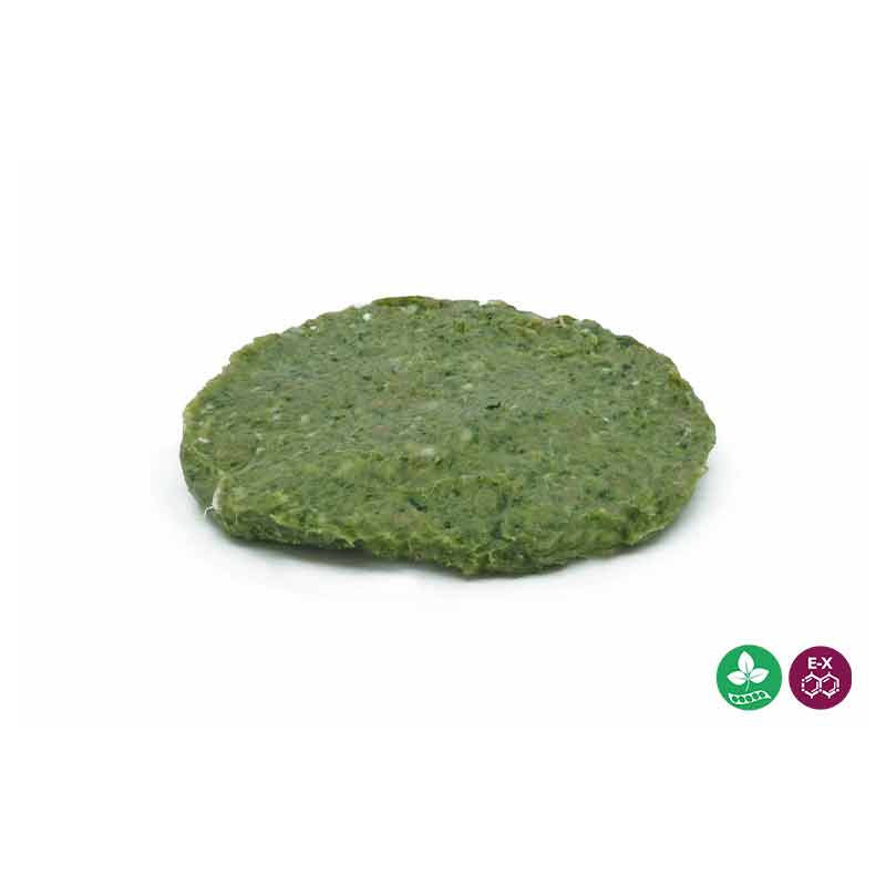 Hamburguesa pollo y espinacas