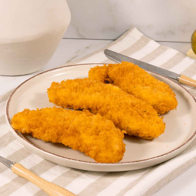 Solomillo de pollo crujiente