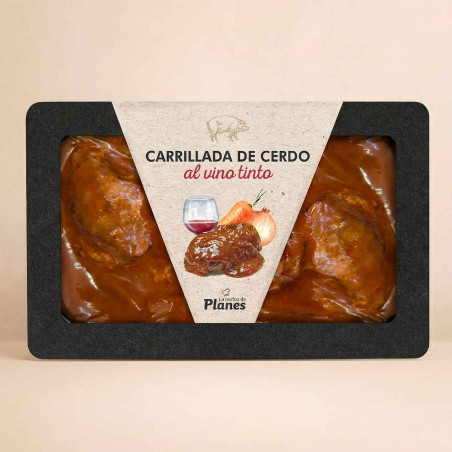 Carrilladas al vino tinto