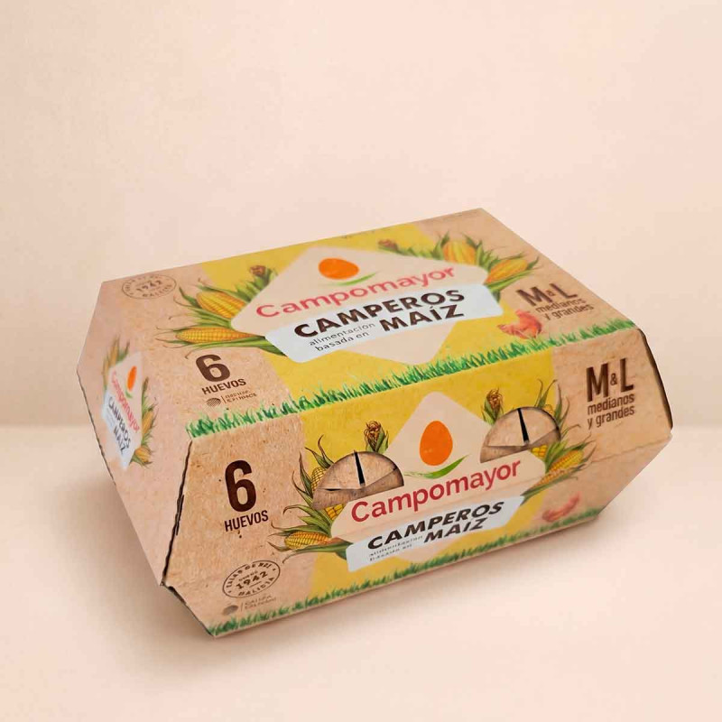 Huevos camperos de maíz