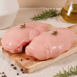 Pechuga entera de pollo de 410 gr, para comprar fileteada o entera
