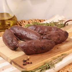 Morcilla oreada de cebolla - cada unidad pesa aprox 70 gr
