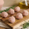 Albóndigas de pollo vendidas a unidad, de 35 gr aprox