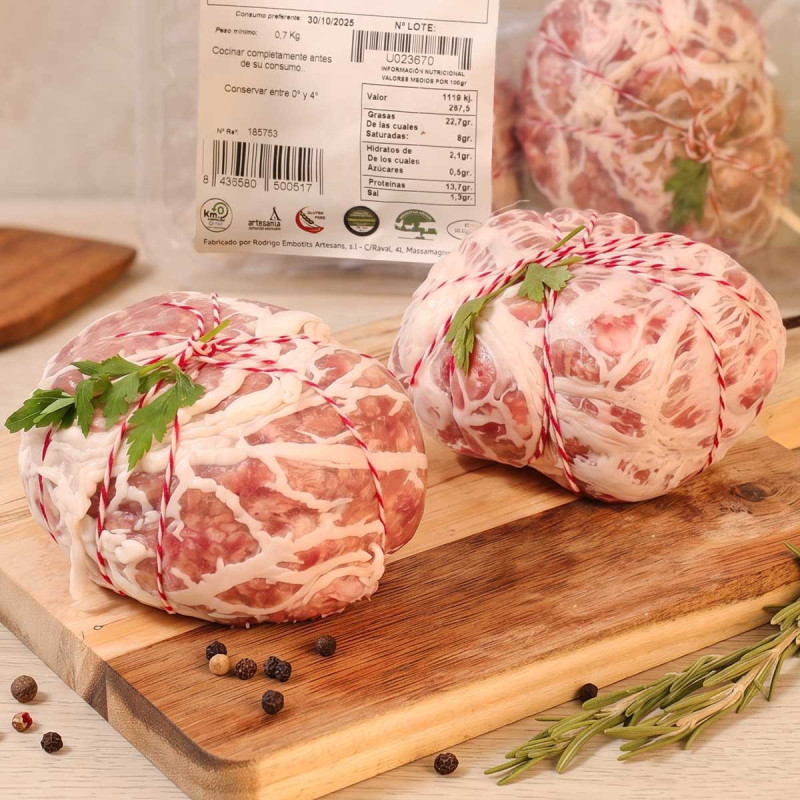 Pelotas de cocido o "pilotes de Nadal" - peso aprox. 350 g