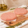 Hamburguesa 100% pollo, cada unidad pesa aprox. 125gr