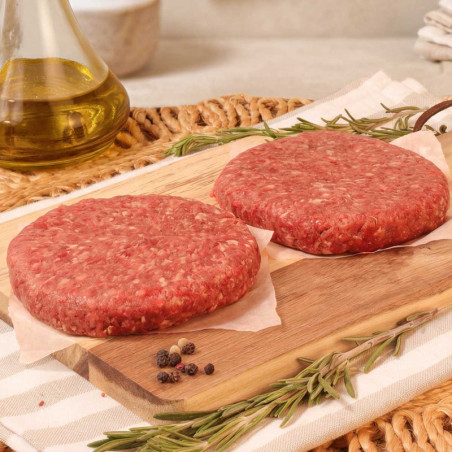 Hamburguesa de vacuno - cada unidad pesa aprox. 150 gr