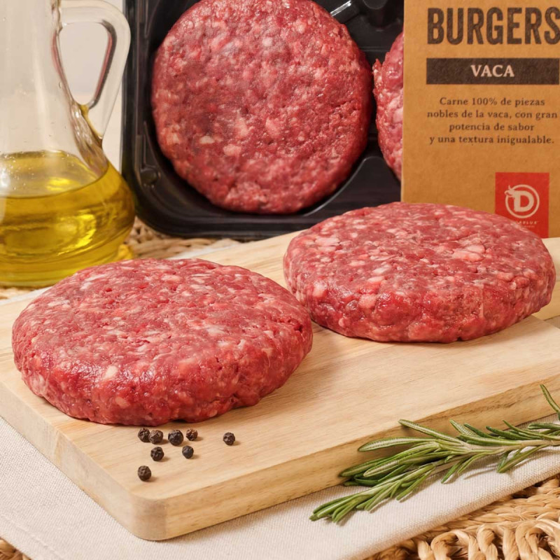 Burger de vaca Premium - Bandeja 2 uds x180g