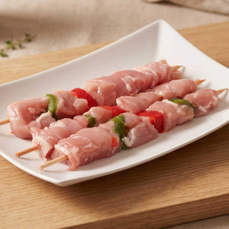 Brocheta de pollo ¡riquísimas! - Cada unidad 90 gr