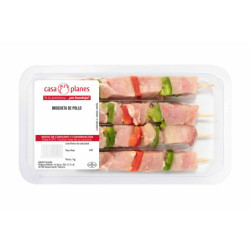 Brochetas de pollo Bandeja